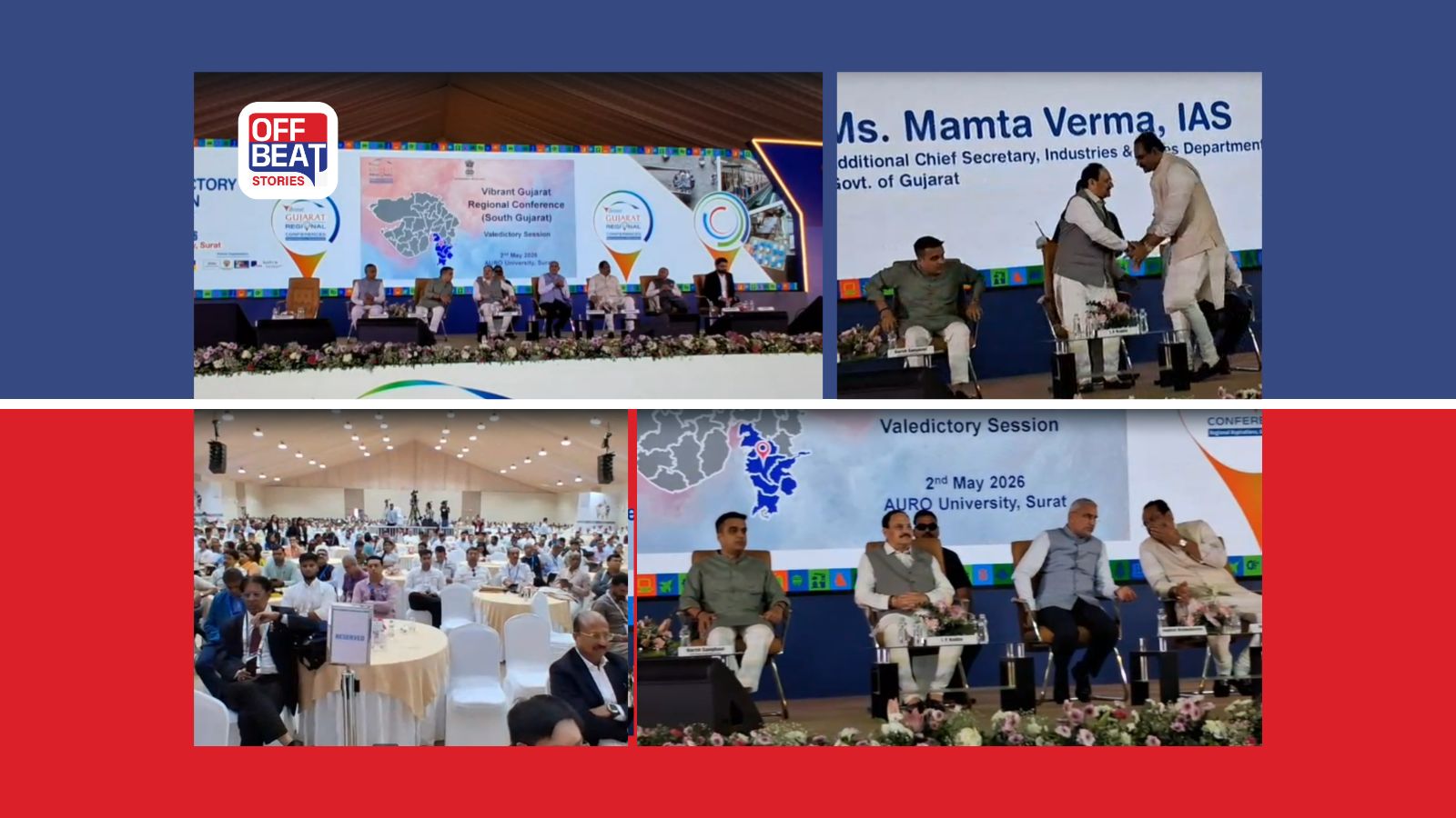 સુરતમાં VGRC સમાપન સત્રમાં જેપી નડ્ડા અને રાજ્યના નેતાઓ રહ્યા ઉપસ્થીત