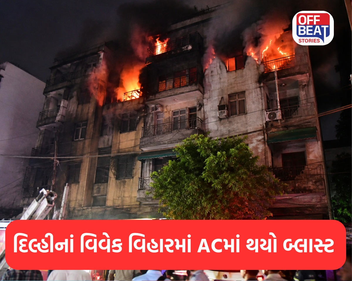 દિલ્હીનાં વિવેક વિહારમાં ACમાં બ્લાસ્ટ થતા લાગી આગ