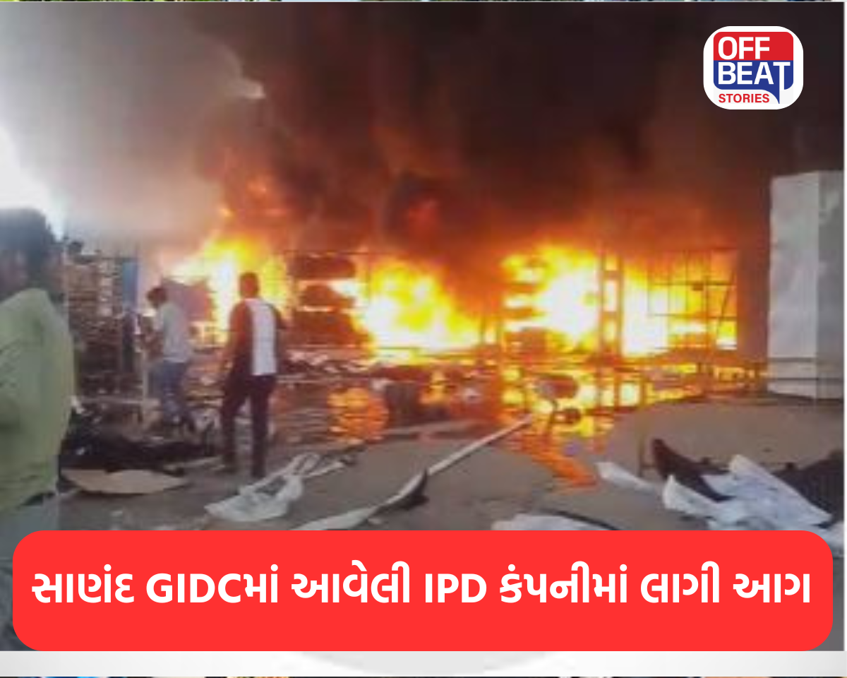સાણંદ GIDCમાં આવેલી IPD કંપનીમાં લાગી આગ