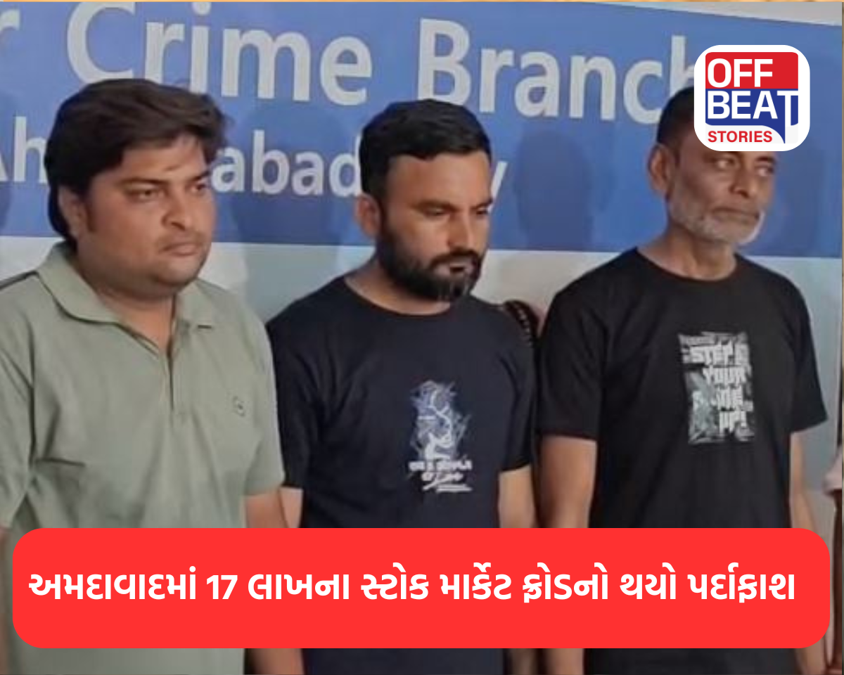 અમદાવાદમાં 17 લાખના સ્ટોક માર્કેટ ફ્રોડનો થયો પર્દાફાશ