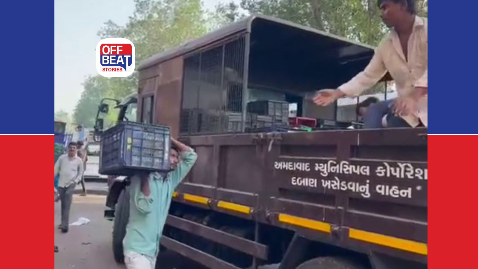 અમદાવાદમાં રસ્તા પરથી લારી-ગલ્લા હટાવવા AMC-પોલીસની કાર્યવાહી