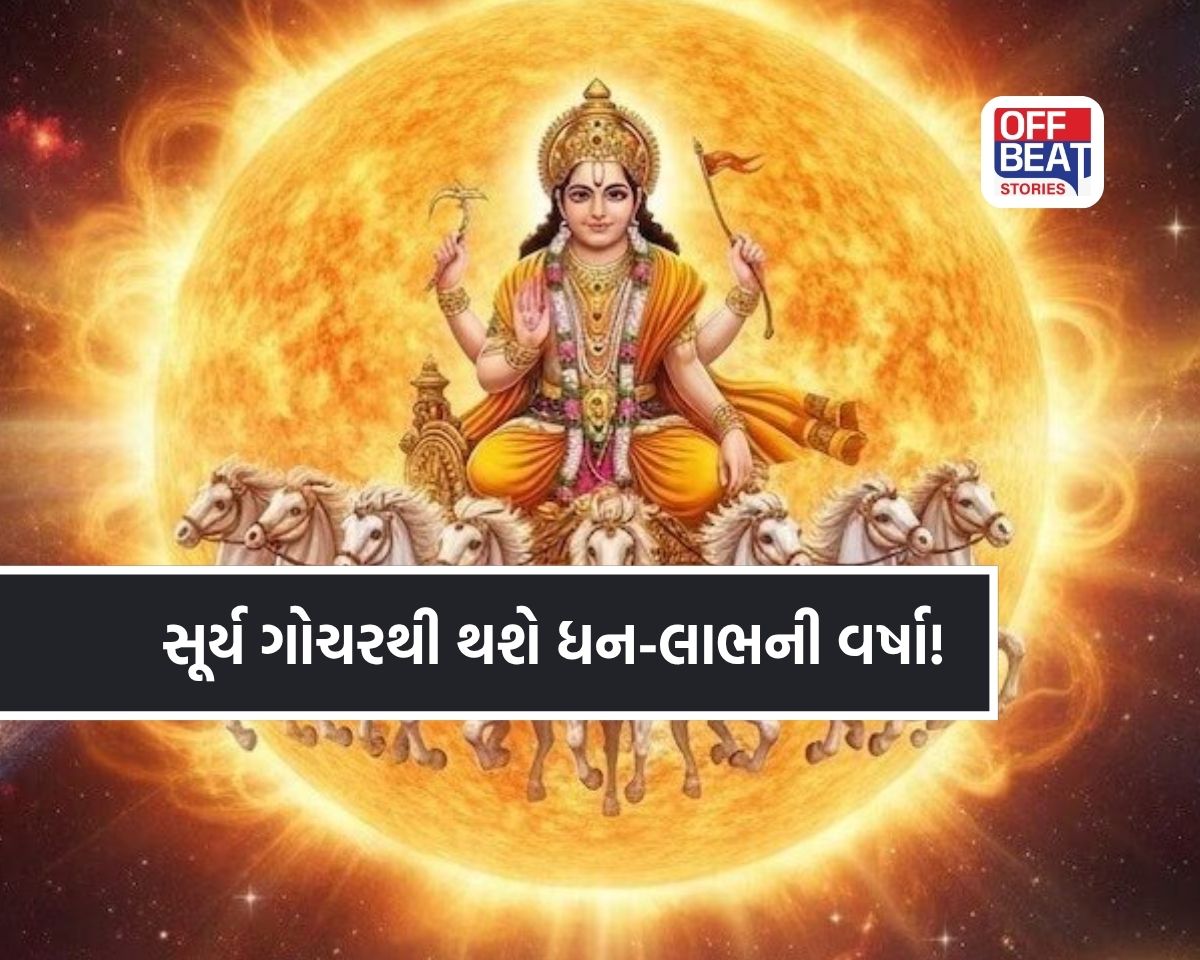 સૂર્ય ગોચરથી મળશે અણધાર્યો લાભ!