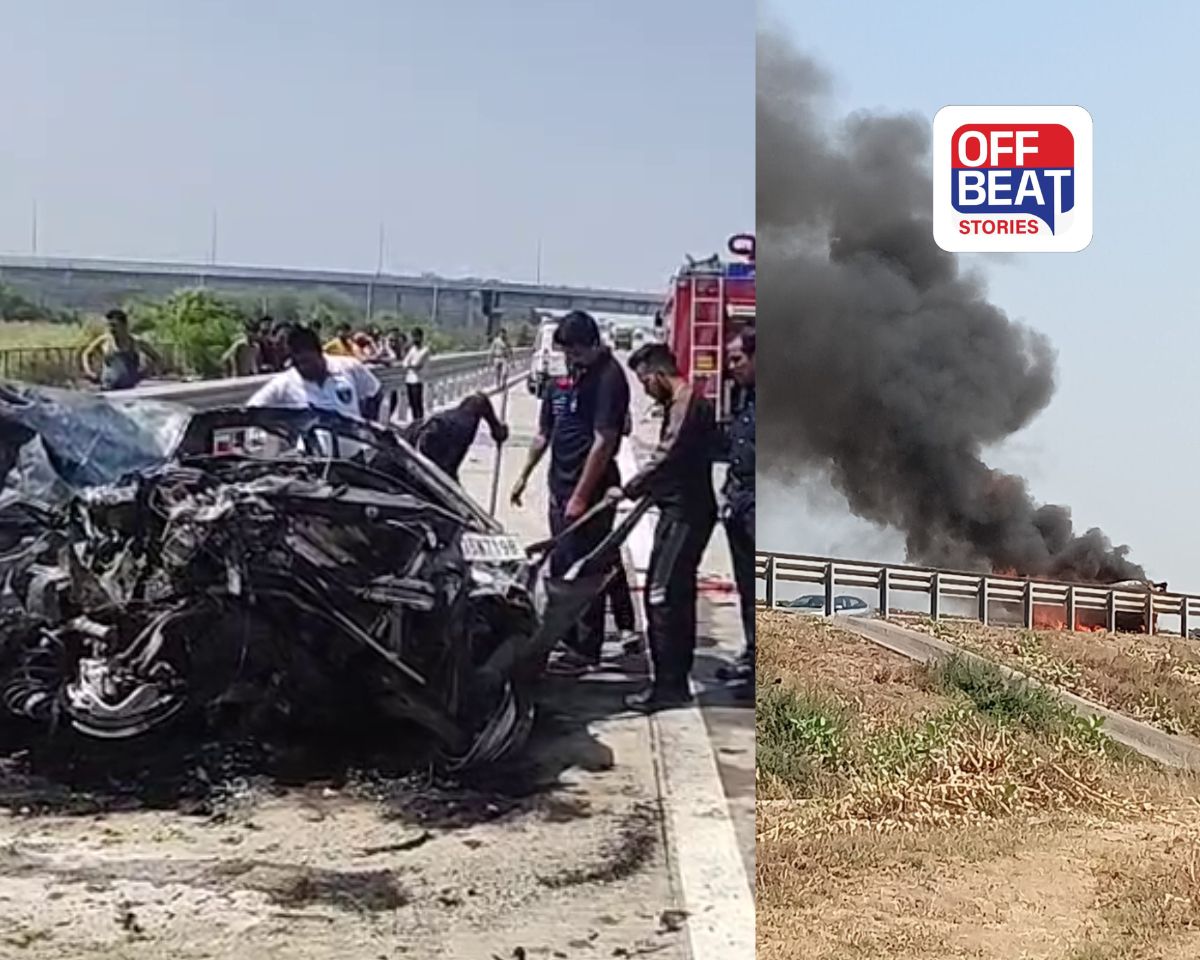 દિલ્હી-મુંબઈ એક્સપ્રેસ-વે પર કાળમુખો અકસ્માત