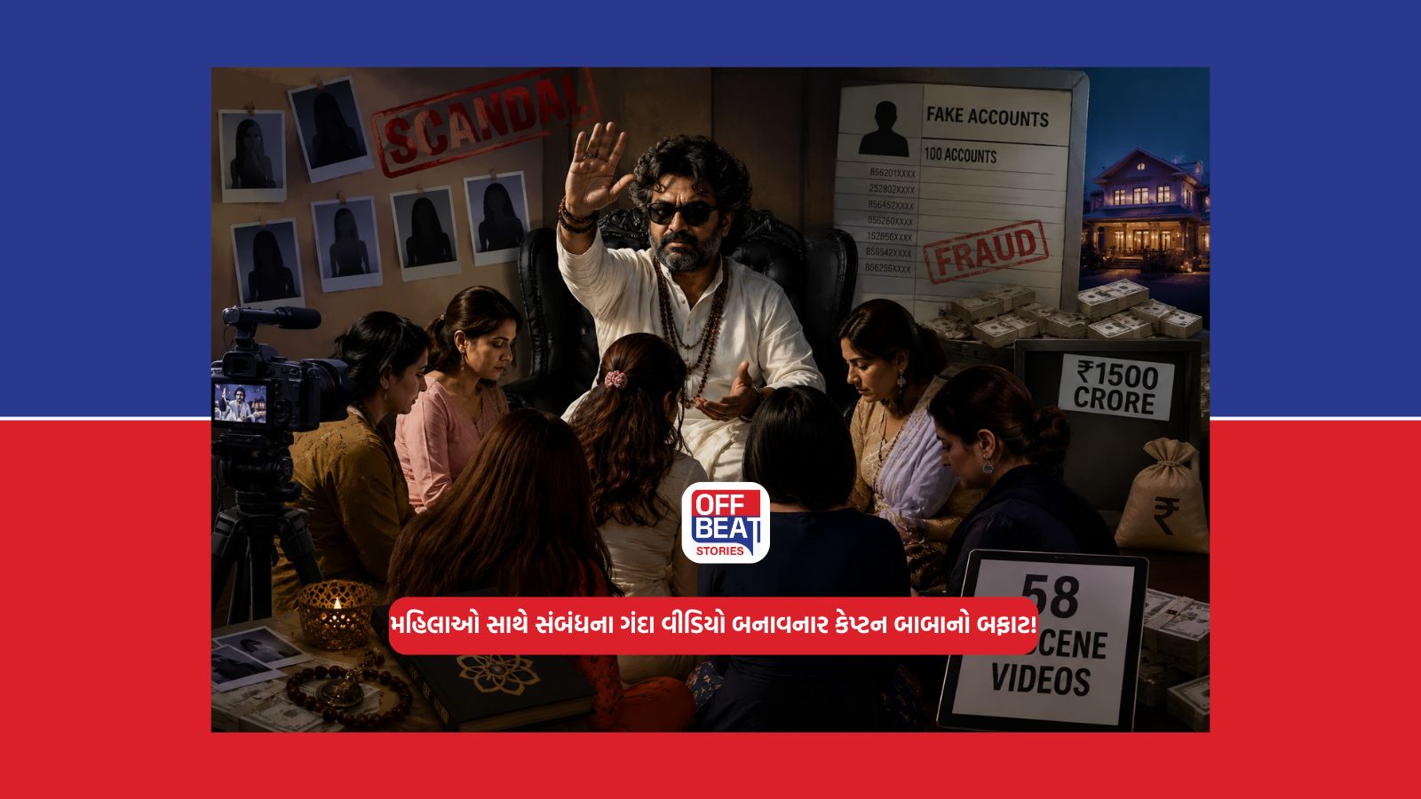 મહિલાઓ સાથે સંબંધના ગંદા વીડિયો બનાવનાર કેપ્ટન બાબાનો બફાટ