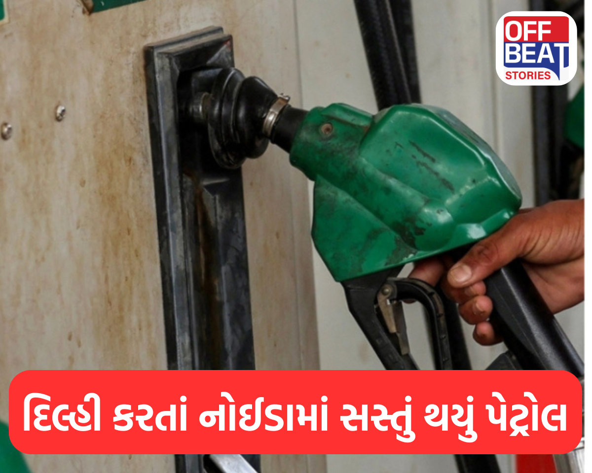 દિલ્હી કરતાં નોઈડામાં સસ્તું થયું પેટ્રોલ?