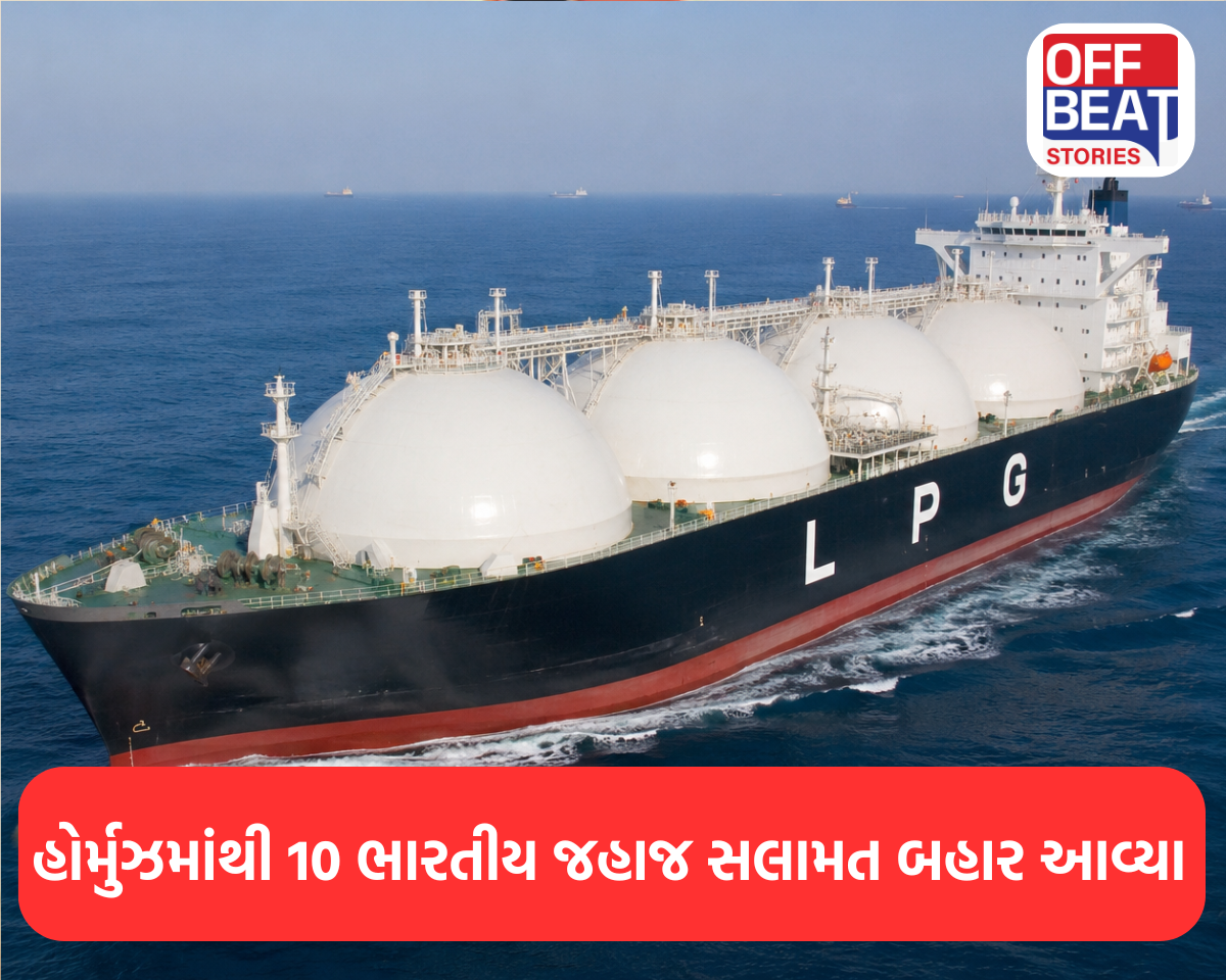 હોર્મુઝમાંથી 10 ભારતીય જહાજ સલામત બહાર આવ્યા