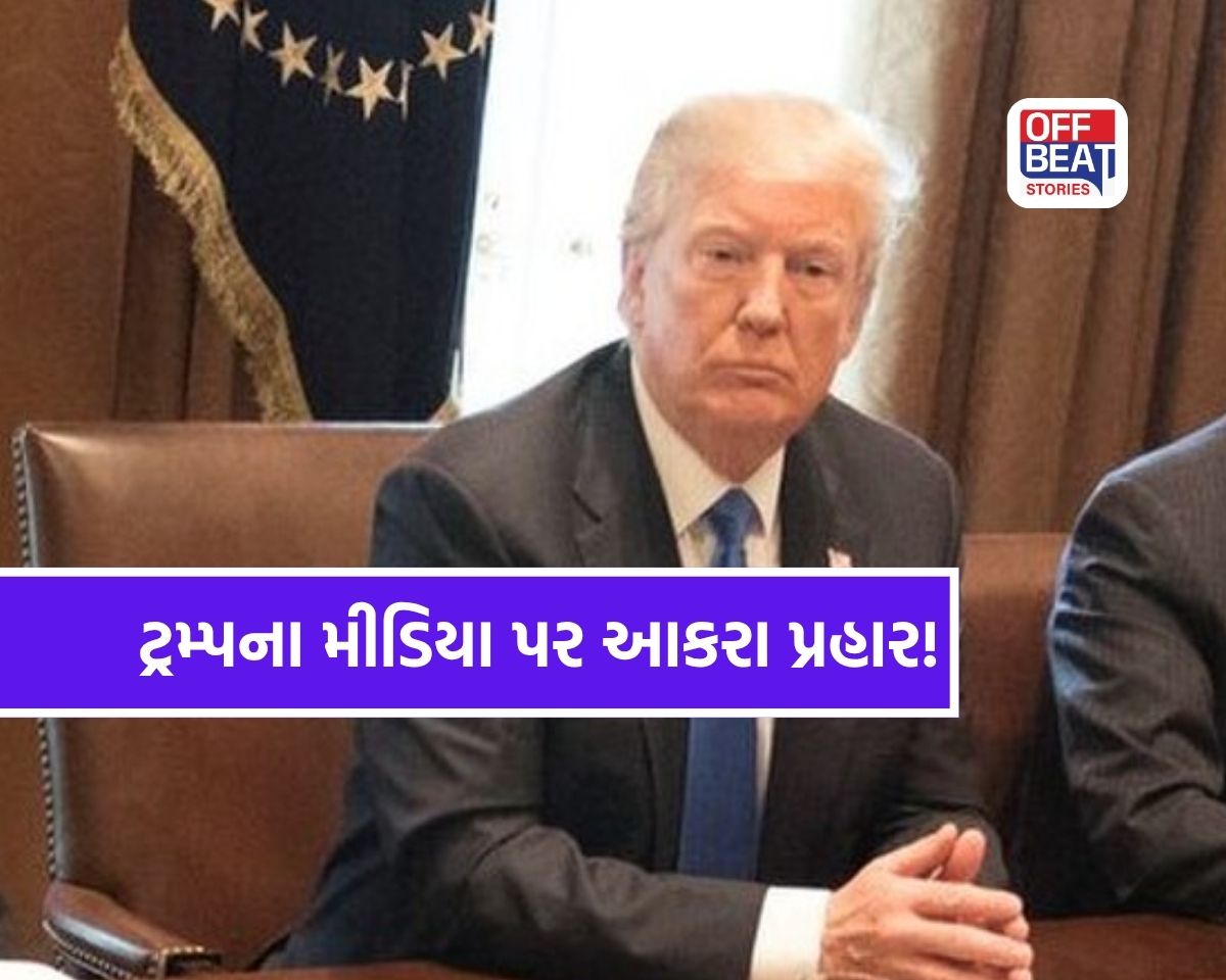 ટ્રમ્પે મીડિયા પર લગાવ્યો દેશદ્રોહનો આરોપ!