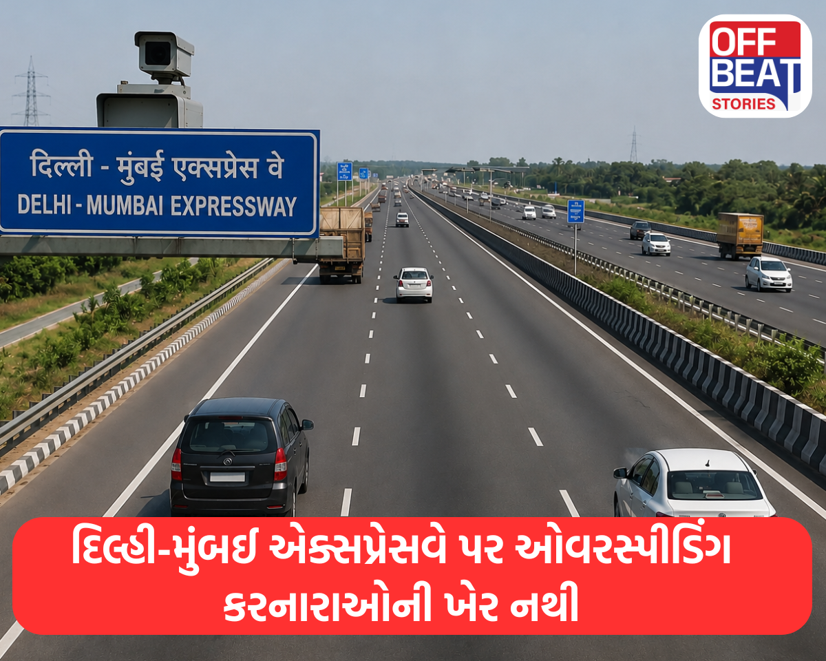 દિલ્હી-મુંબઈ એક્સપ્રેસવે પર ઓવરસ્પીડિંગ કરનારાઓની ખેર નથી