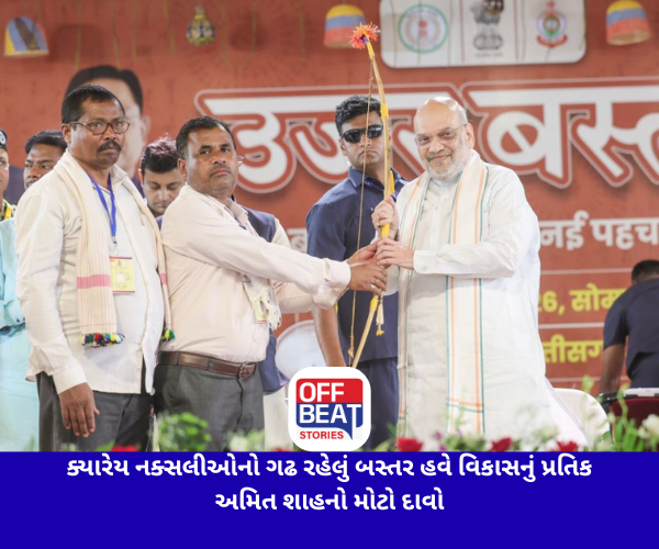 ક્યારેય નક્સલીઓનો ગઢ રહેલું બસ્તર હવે વિકાસનું પ્રતિક