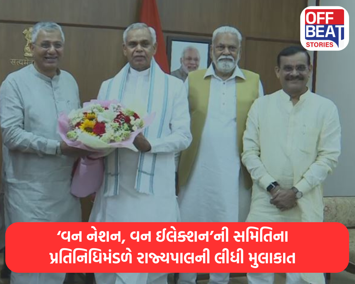 ‘વન નેશન,વન ઈલેક્શન’સમિતિના પ્રતિનિધિમંડળે રાજ્યપાલ સાથે મુલાકાતની છબી