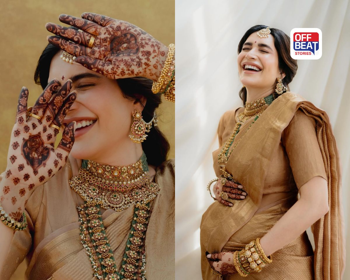 કરિશ્મા તન્નાના સાઉથ ઇન્ડિયન સ્ટાઇલ સીમંતની તસવીરો વાઇરલ