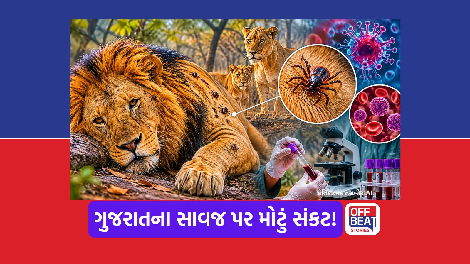 ગુજરાતના સાવજ પર સૌથી મોટું સંકટ