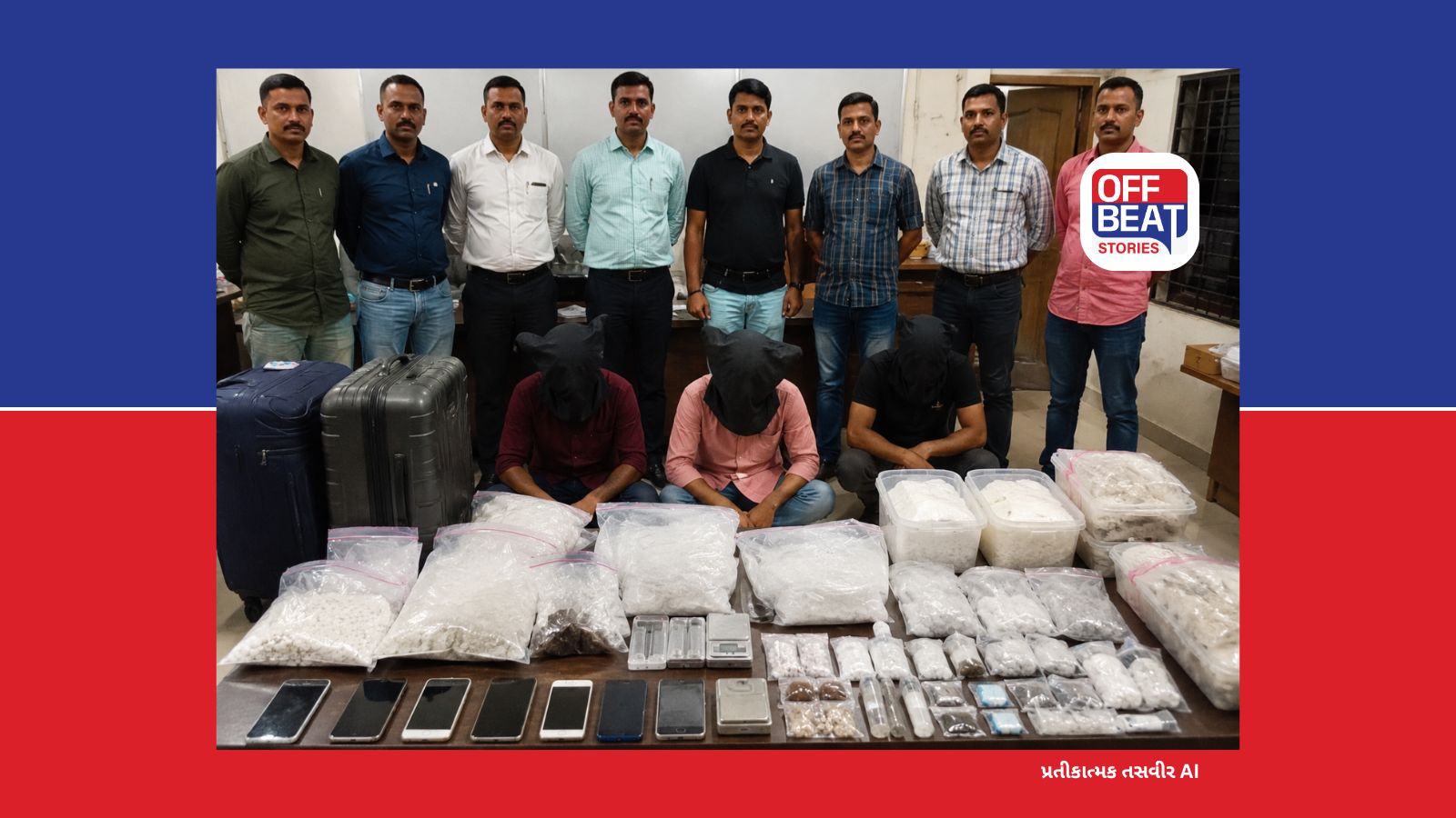 વાપીમાં ડ્રગ્સ નેટવર્કનો પર્દાફાશ