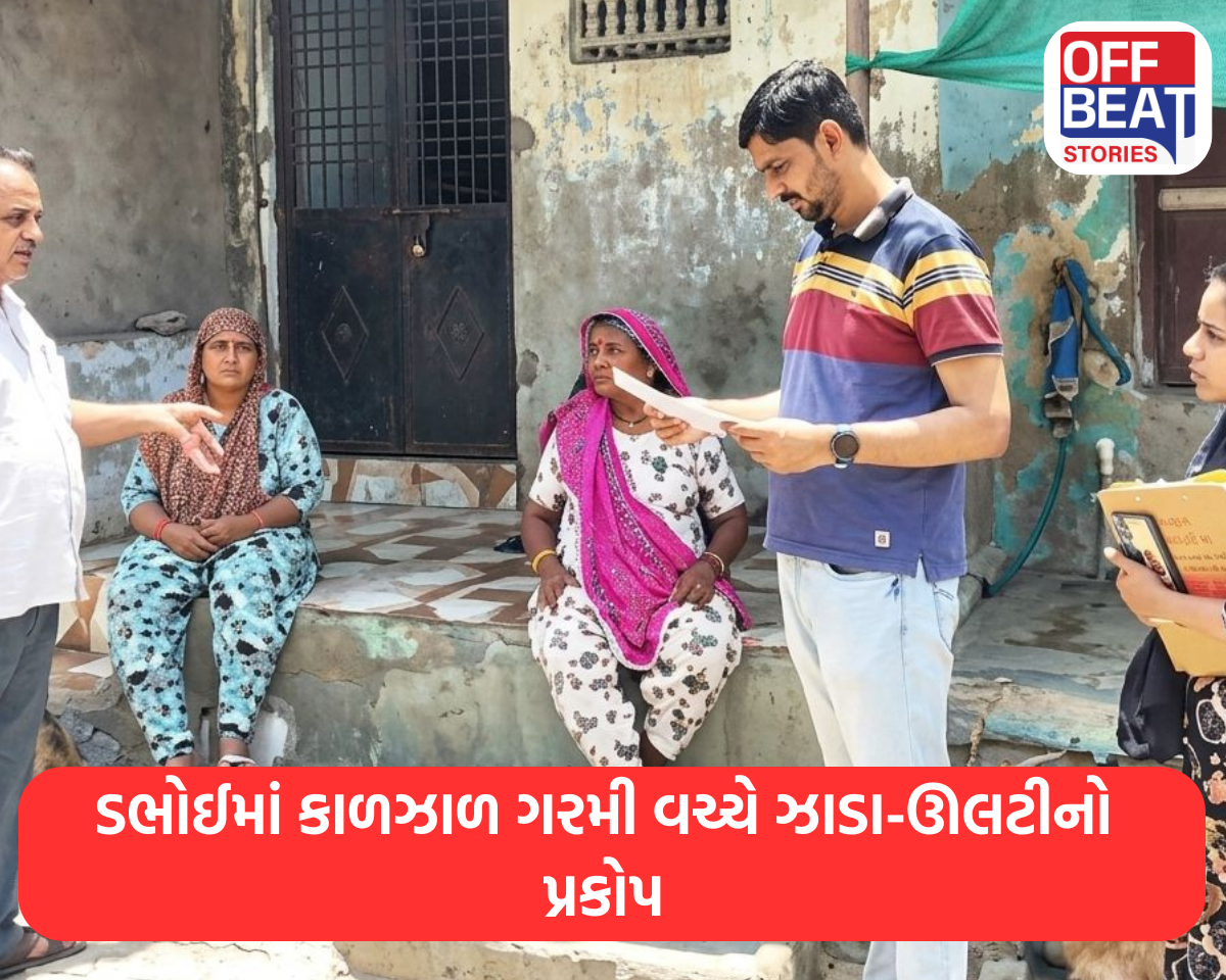 ડભોઈમાં કાળઝાળ ગરમી વચ્ચે ઝાડા-ઊલટીનો પ્રકોપ