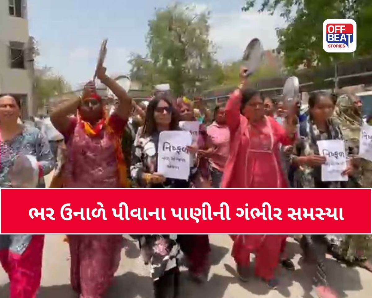 મહેસાણાના આ ગામમાં પાણી માટે હાહાકાર