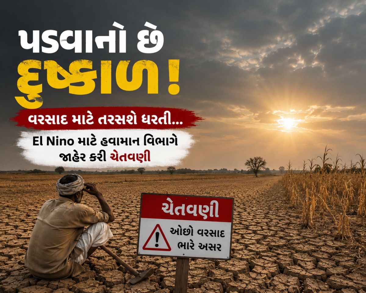 પડવાનો છે દુષ્કાળ! વરસાદ માટે તરસશે ધરતી...