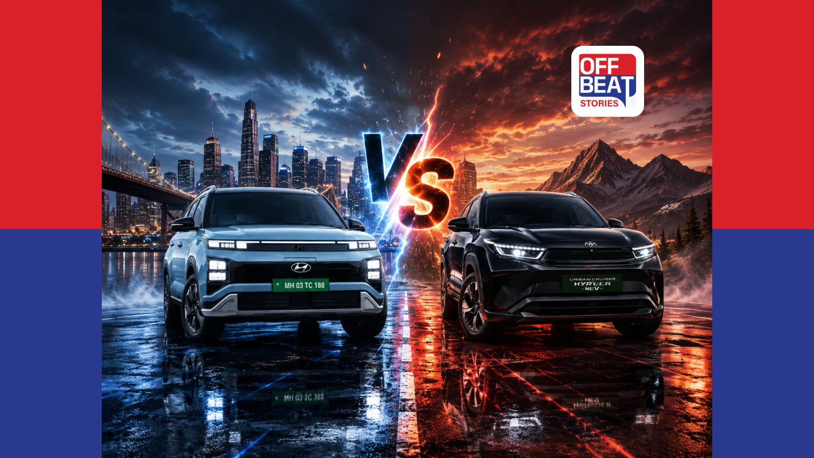 Toyota Urban Cruiser Ebella vs Hyundai Creta EV