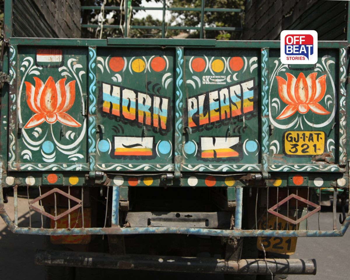Horn OK Please back truck