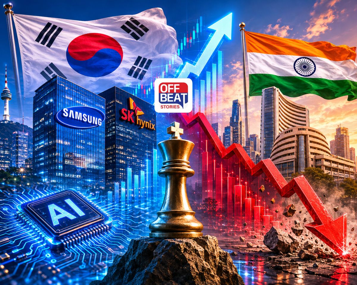 માર્કેટ કેપની રેસમાં ભારતને ફટકો