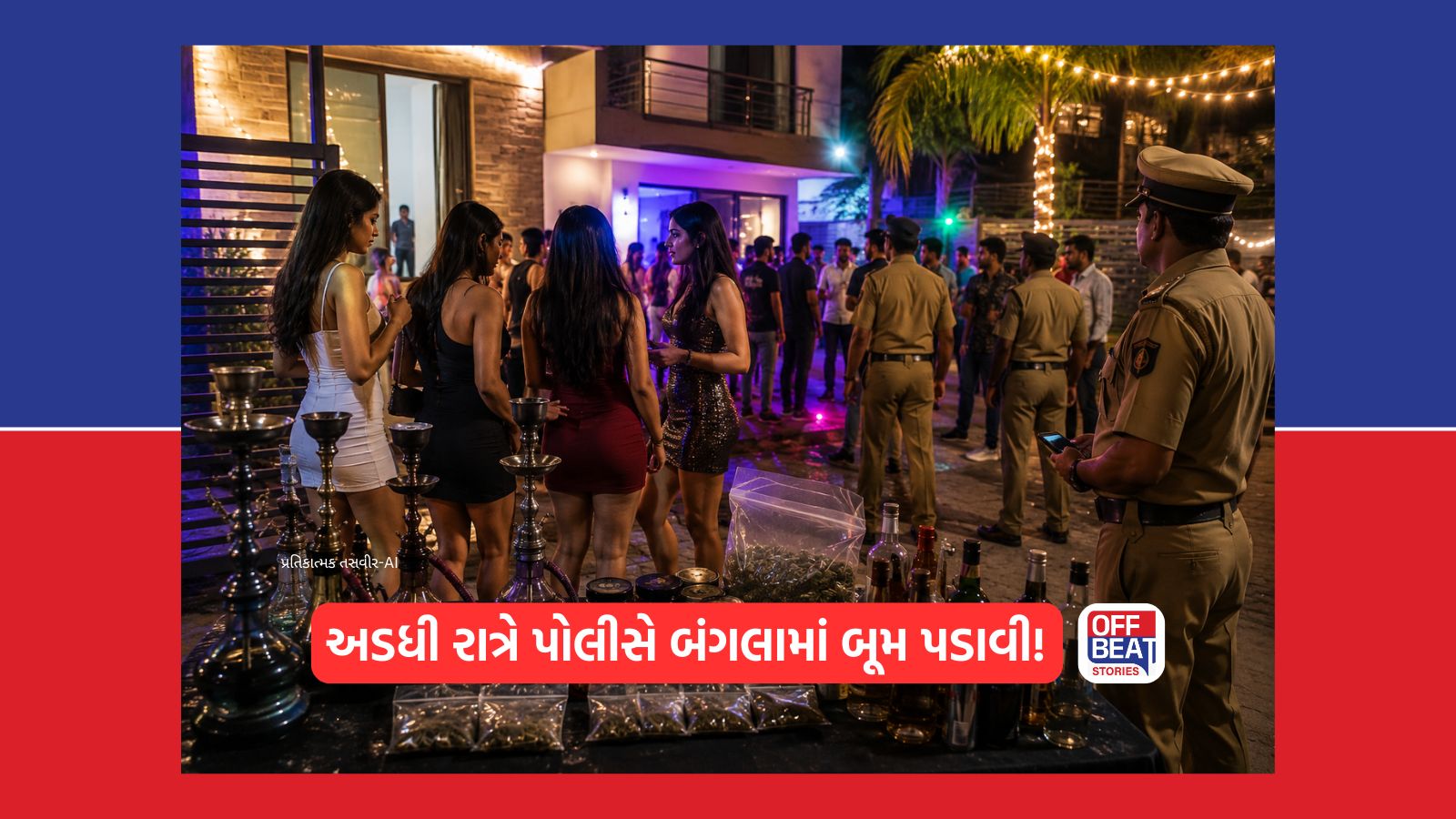 પુણે નજીક આલિશાન બંગલામાં ચાલતી હતી 'Project-X' Party