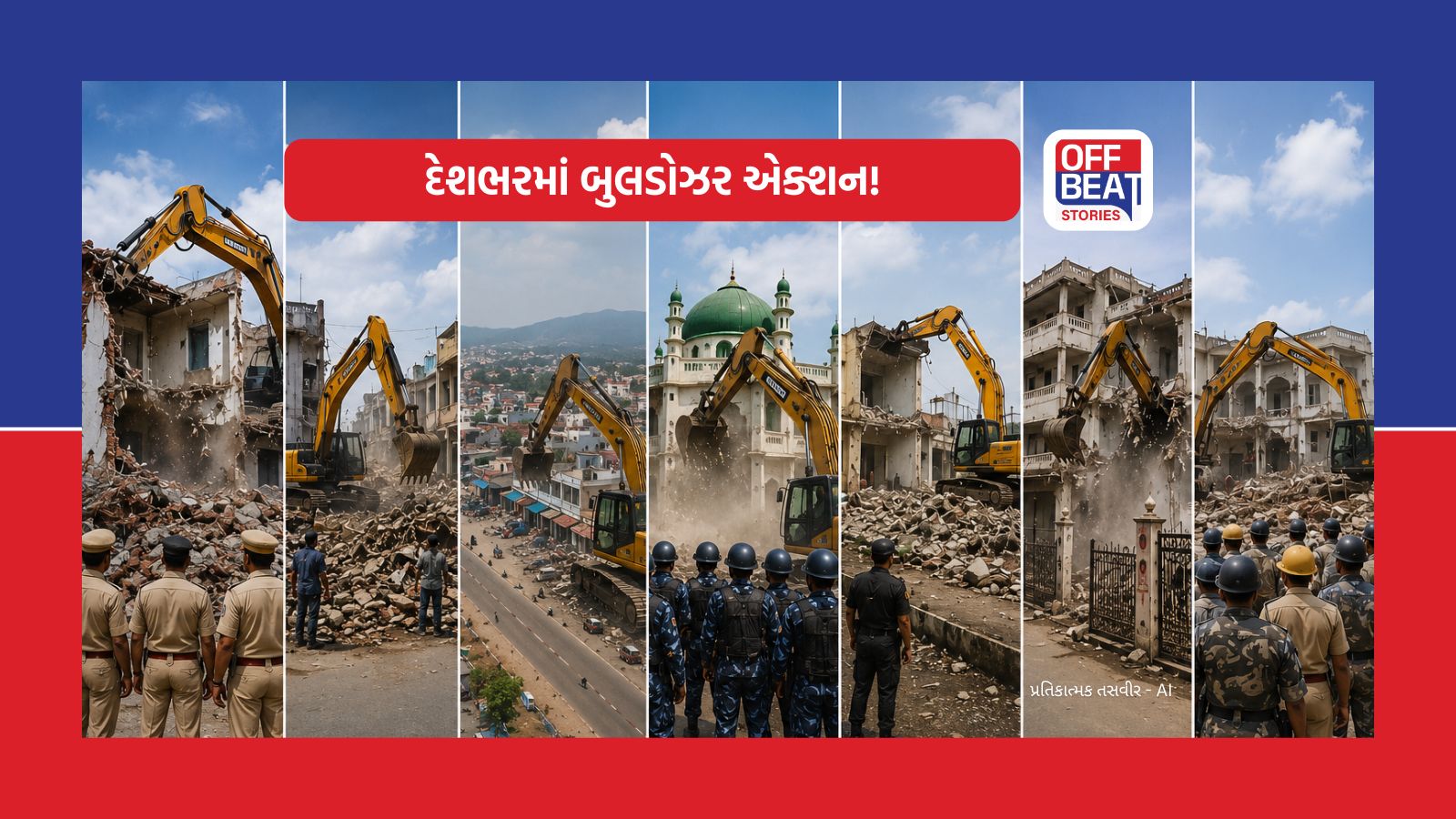 એક જ અઠવાડિયામાં દેશભરમાં મોટું બુલડોઝર એક્શન