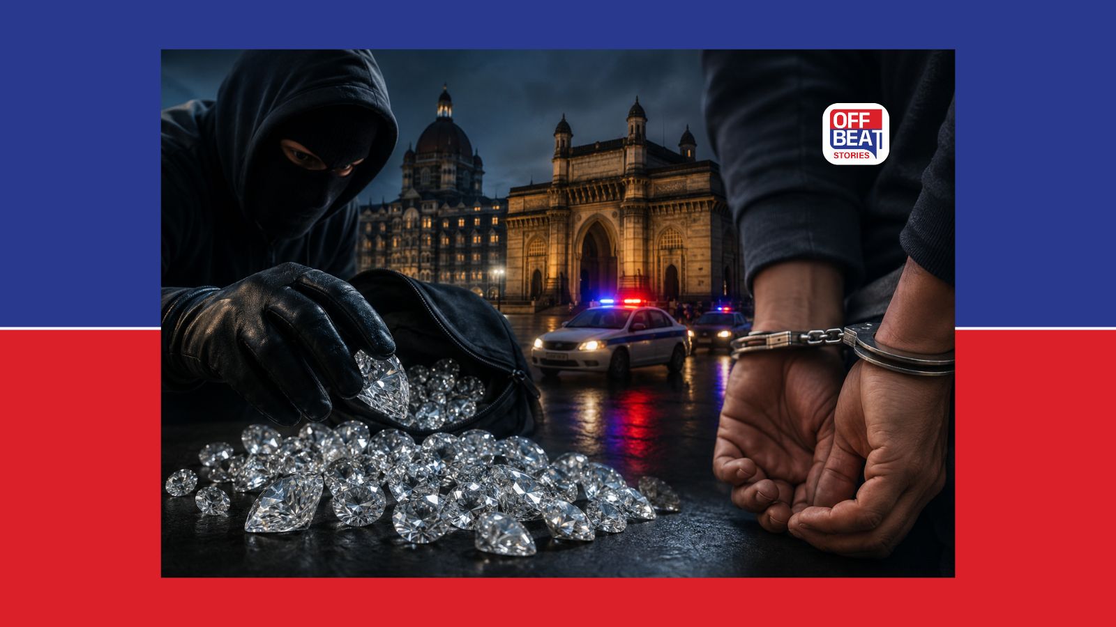 રૂ. 3,60,48,683ની કિંમતના હીરાની ચોરીનો સૂત્રધાર બનાસકાંઠાથી ઝડપાયો