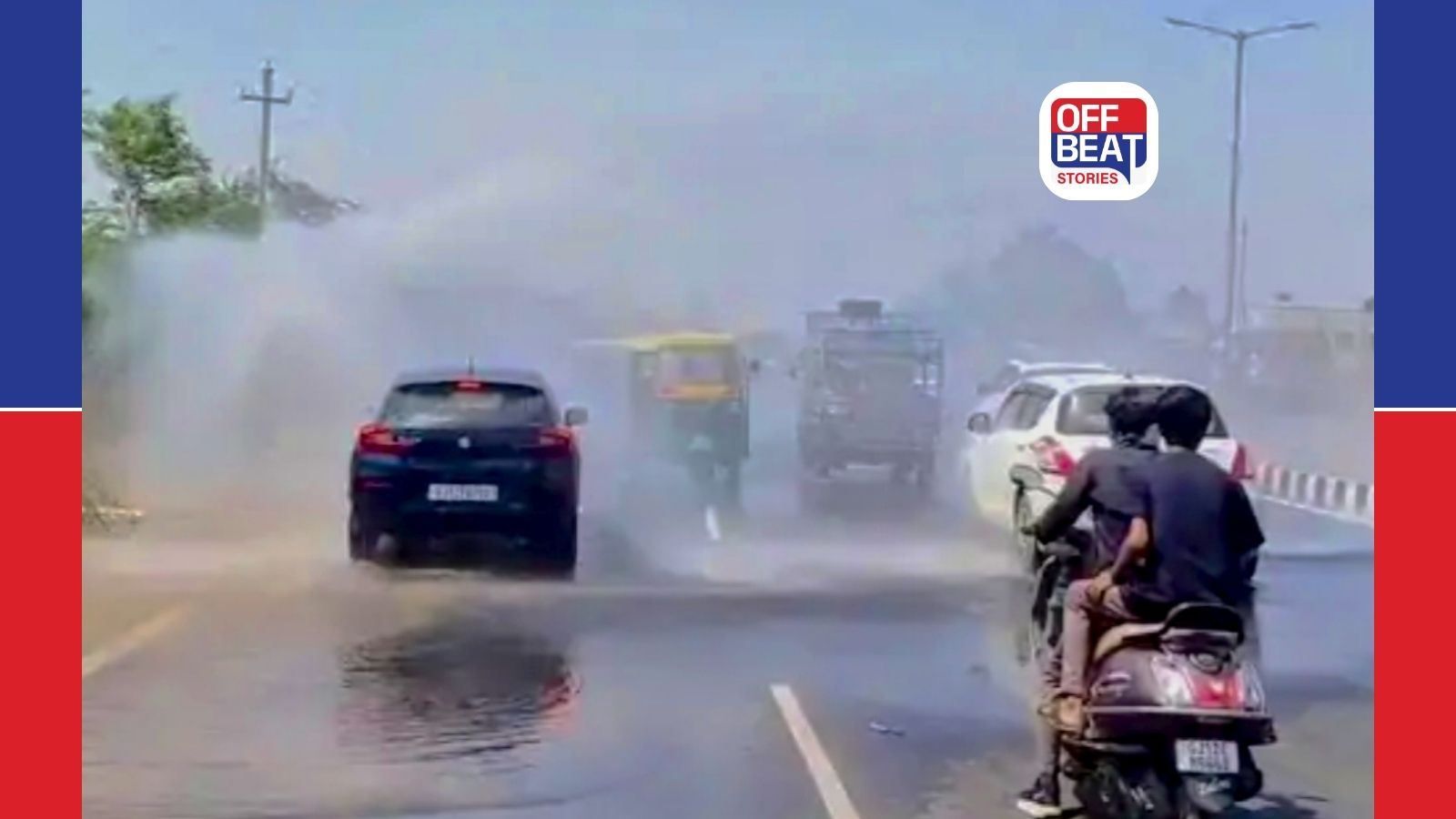 કચ્છના માધાપર નજીક નર્મદાની મુખ્ય લાઇન ફાટી