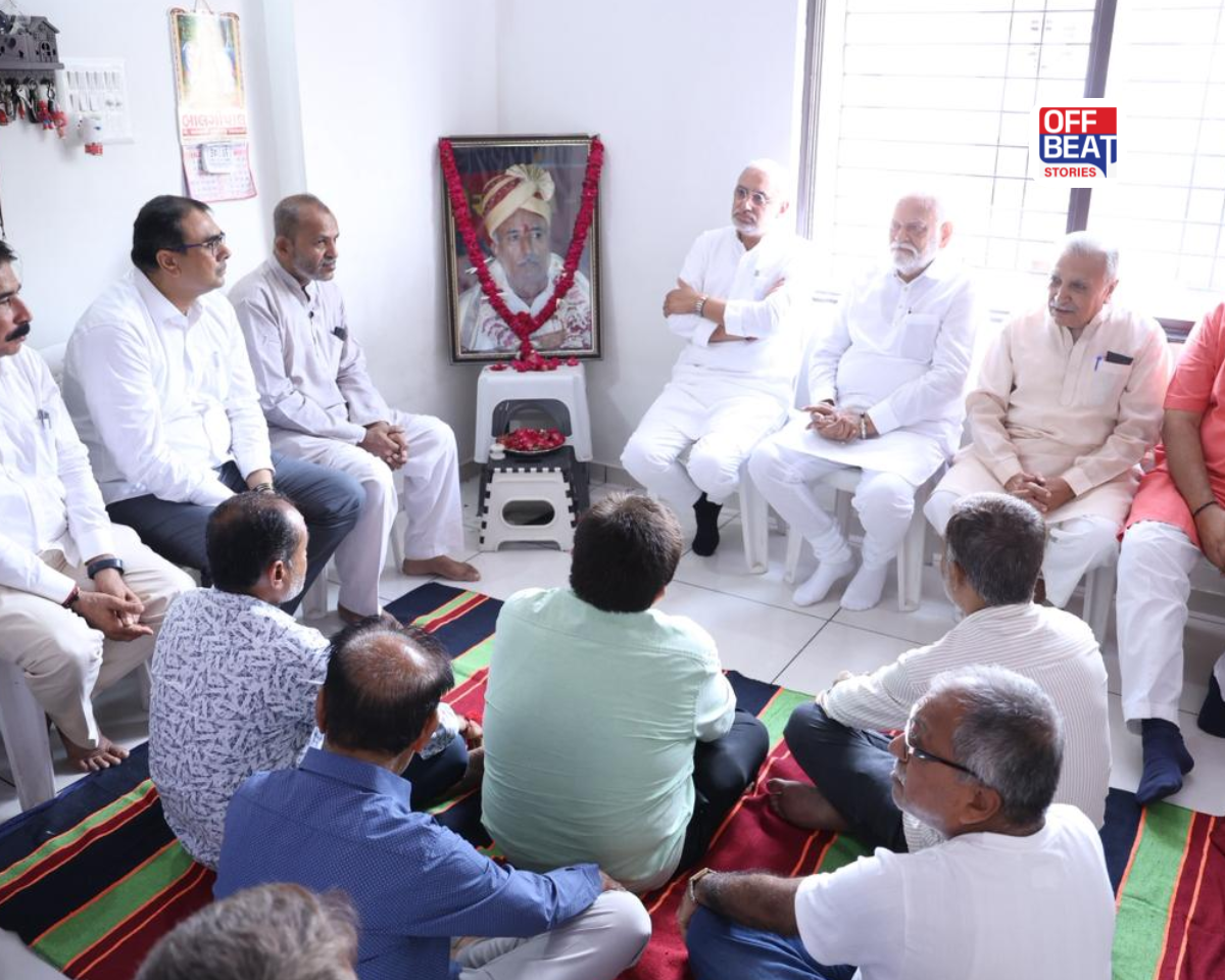 રાજકોટમાં સ્વ. જનકભાઈ કોટકના પરિવારને મળ્યા જગદીશ વિશ્વકર્મા