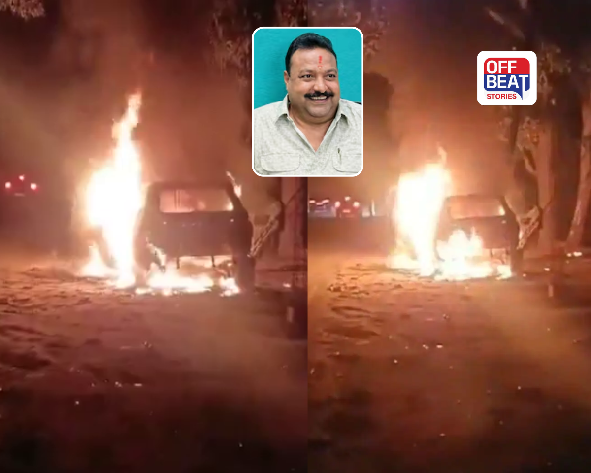 Chhattisgarh BJP Leader burnt Alive