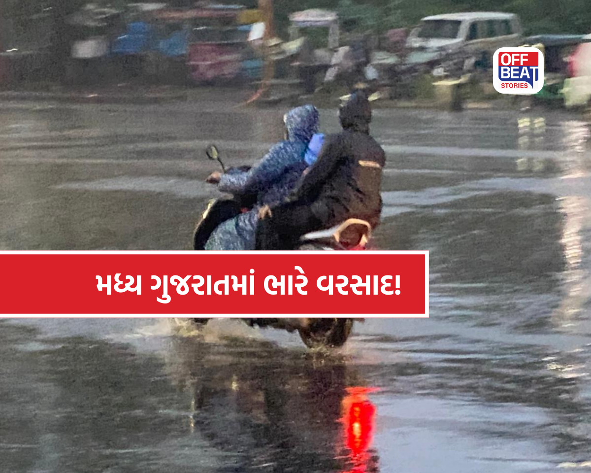 મધ્ય ગુજરાતમાં ભારે વરસાદનો માર!