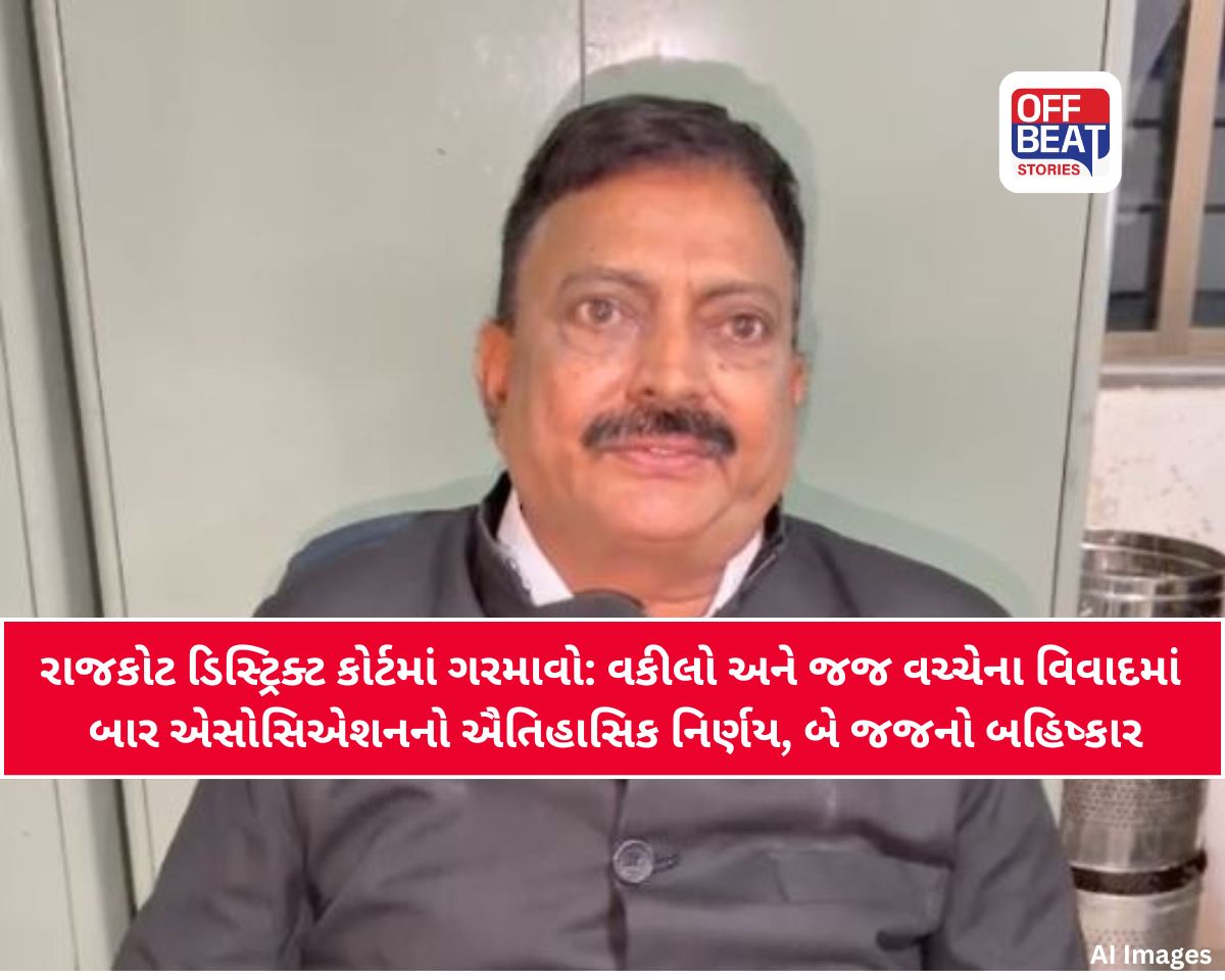 રાજકોટ ડિસ્ટ્રિક્ટ કોર્ટમાં વકીલો અને બે જજ વચ્ચે વિવાદ