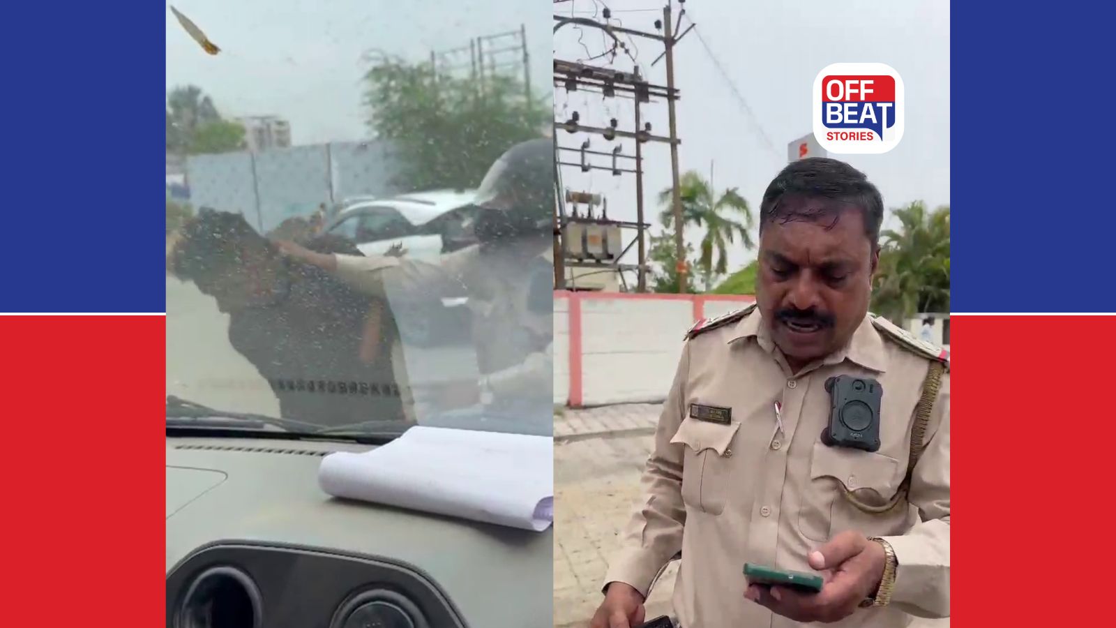 વડોદરામાં ટ્રાફિક પોલીસની દાદાગીરી!