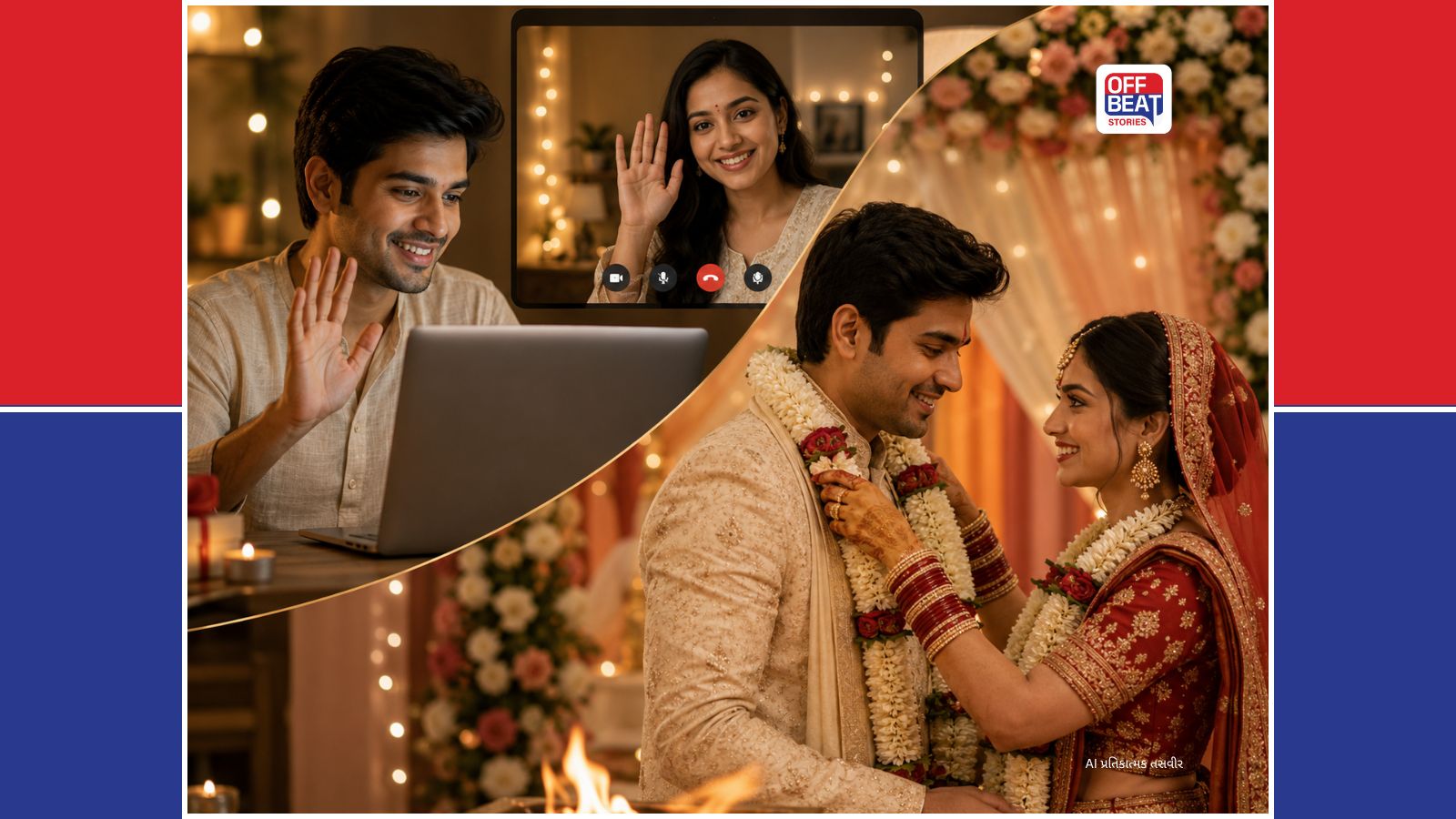 માત્ર 5 મિનિટના વીડિયો કોલ પછી 36 લાખ રૂપિયામાં કર્યા લગ્ન...