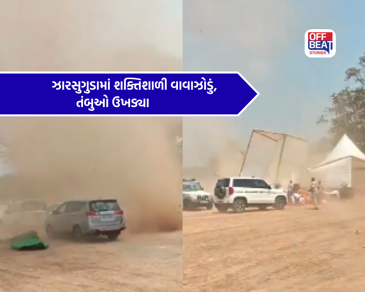 ઓડિશામાં અચાનક ત્રાટક્યું ધૂળનું ભયંકર વાવાઝોડું!