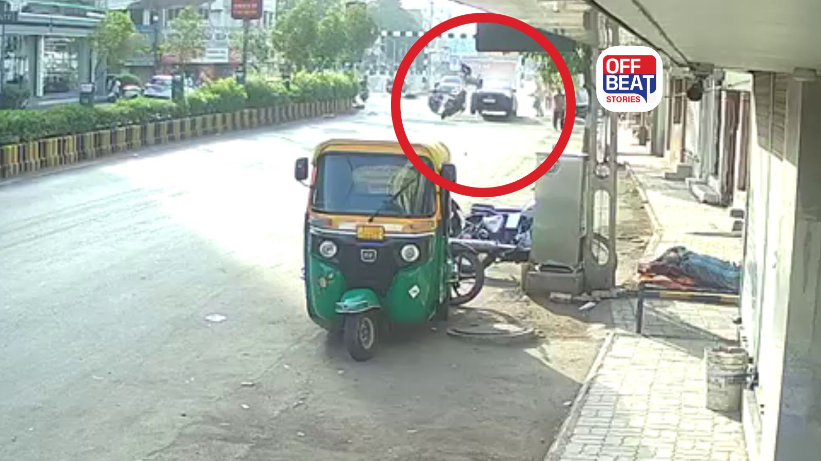 રાજકોટમાં બેકાબૂ વર્ના કારનો કહેર