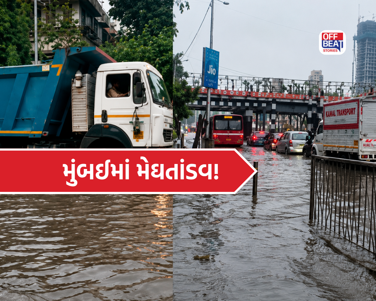 મુંબઈમાં રેડ એલર્ટ વચ્ચે વરસાદની તબાહી