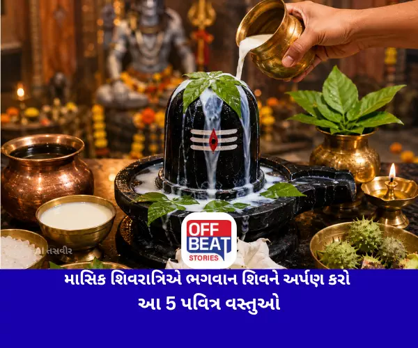 માસિક શિવરાત્રિએ ભગવાન શિવને અર્પણ કરો આ 5 પવિત્ર વસ્તુઓ