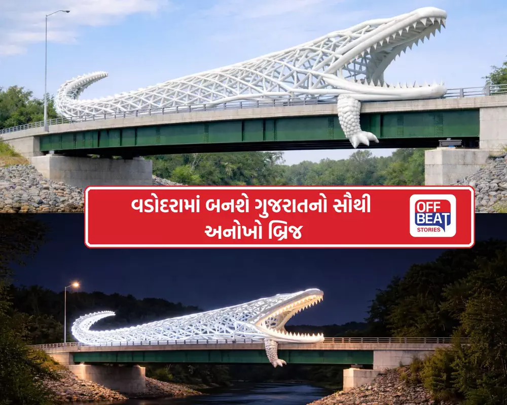 વડોદરામાં બનશે ગુજરાતનો સૌથી અનોખો ‘ક્રોકોડાઇલ બ્રિજ’
