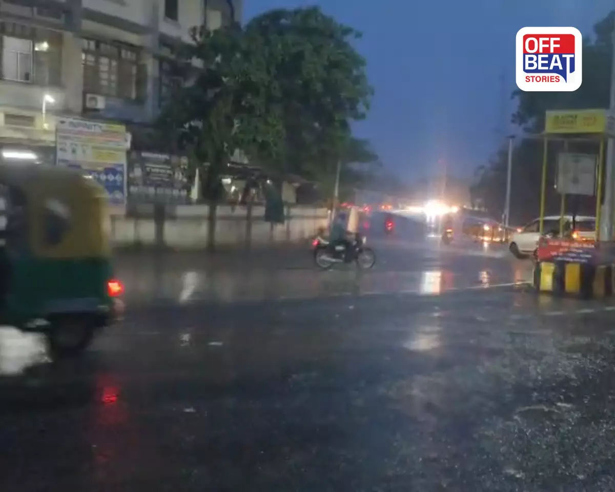 પંચમહાલના શહેરા અને ગોધરા પંથકમાં વરસાદી માહોલ