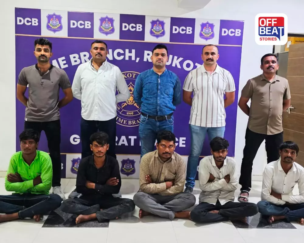 રાજકોટમાં એલ્યુમિનિયમ પ્લેટ ચોરી કરતી ગેંગનો પર્દાફાશ
