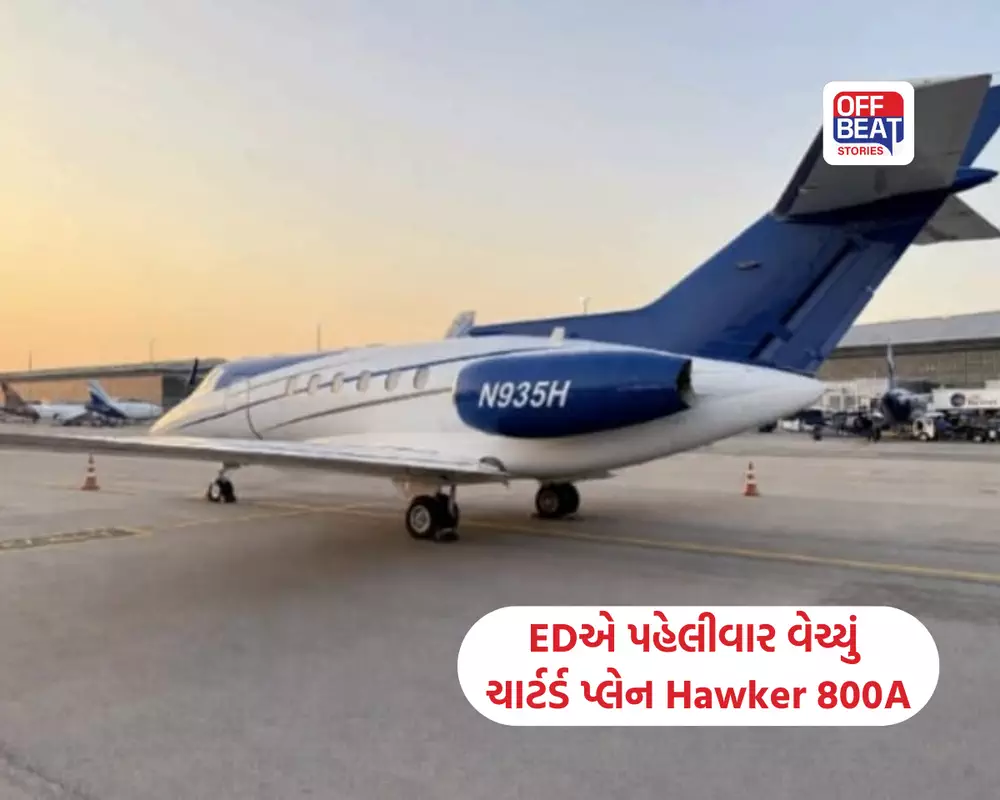 EDએ પ્રથમ વખત નિલામ કર્યું જપ્ત કરાયેલું Hawker 800A ચાર્ટર્ડ પ્લેન