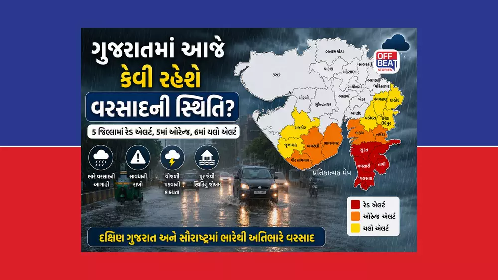 ગુજરાતમાં વરસાદનો નવો રાઉન્ડ શરૂ