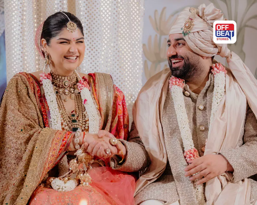 Anshula Kapoor and Rohan Thakkar at their Mumbai wedding ceremony