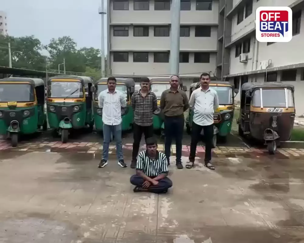 રાજકોટમાં 6 ચોરીની રિક્ષા સાથે શાતિર આરોપી ઝડપાયો