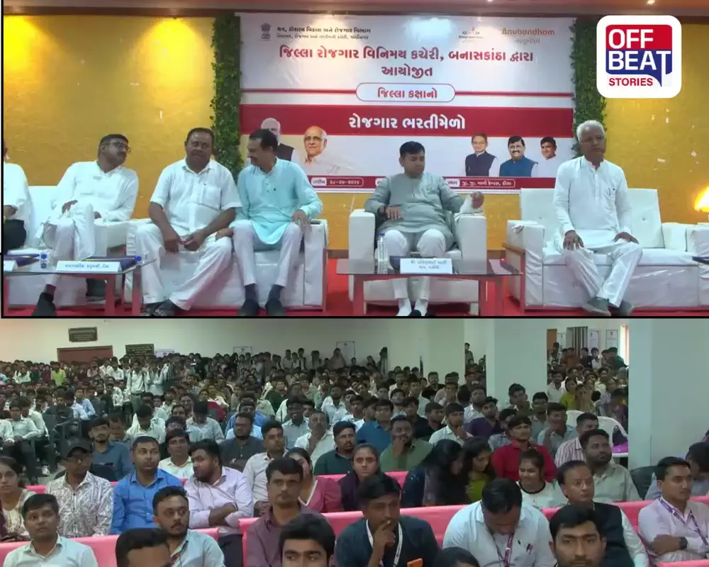 બનાસકાંઠાના ડીસામાં જિલ્લા કક્ષાનો રોજગાર ભરતીમેળો યોજાયો