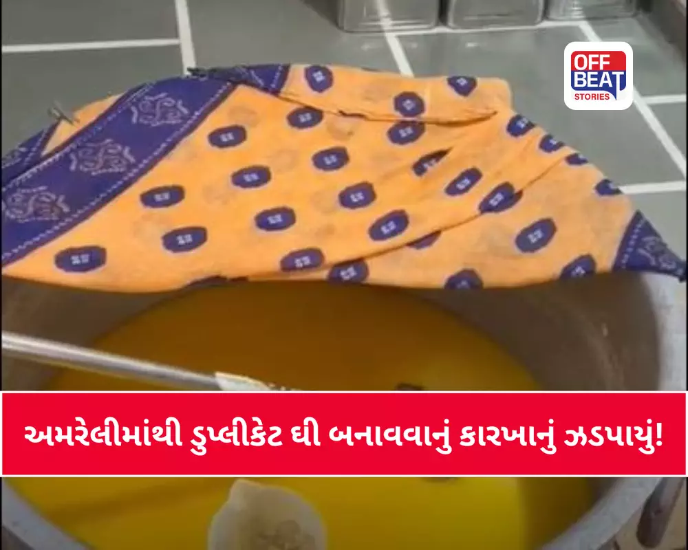 અમરેલીમાં ડુપ્લીકેટ ઘી બનાવવાનું કારખાનું ઝડપાયું!