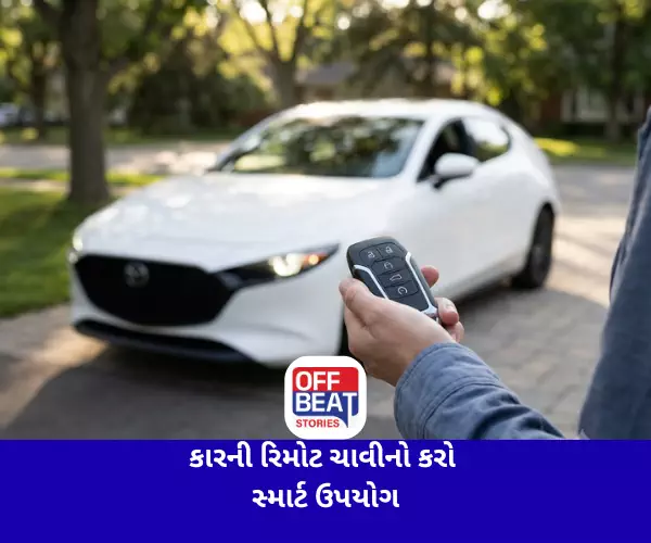 કારની રિમોટ ચાવીનો કરો સ્માર્ટ ઉપયોગ