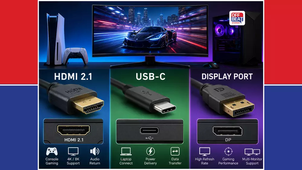 HDMI 2.1 Vs USB-C Vs Display Port