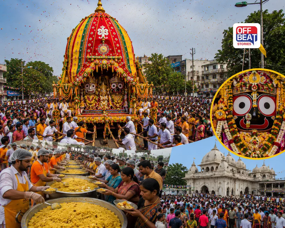 45 ટન શીરો, ભવ્ય રથ અને હજારો ભક્તો...