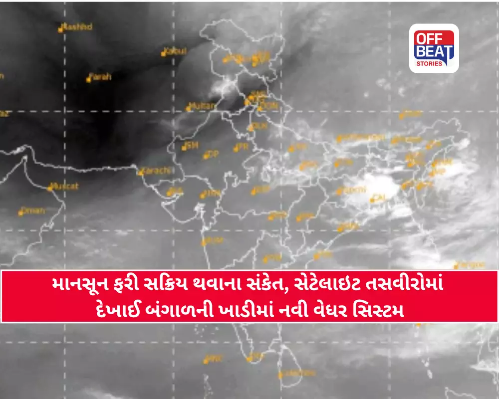 ખુશીના સમાચાર! સેટેલાઇટ તસવીરોમાં દેખાયા ચોમાસાના કાળા ભમ્મર વાદળો